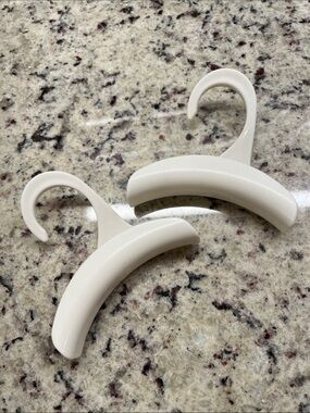 Bag Hanger in Cream Set of 2 NEW